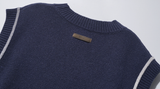ダブルユーブイプロジェクト(WV PROJECT) Jerry Wool Knit Best Navy MJKN7524