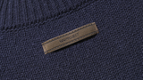 ダブルユーブイプロジェクト(WV PROJECT) Jerry Wool Knit Best Navy MJKN7524