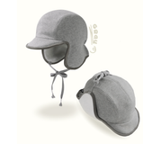 ダブルユーブイプロジェクト(WV PROJECT) Fluffy Pilot Hat Gray SHAC7557