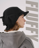 ダブルユーブイプロジェクト(WV PROJECT) Fluffy Pilot Hat Black SHAC7557