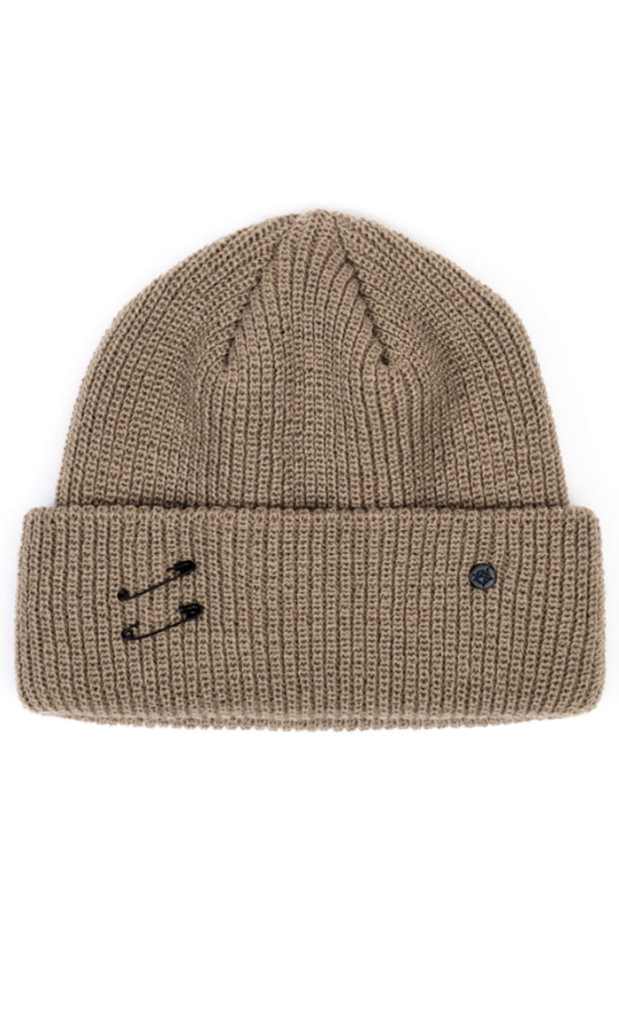 ブラックブロンド(BLACKBLOND) BBD Signature Custom Short Beanie (Dark Beige)