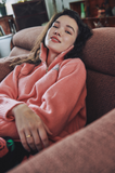 ワンダービジター(WONDER VISITOR)   Enigma APS HALF Zip-up Knit [Pink]