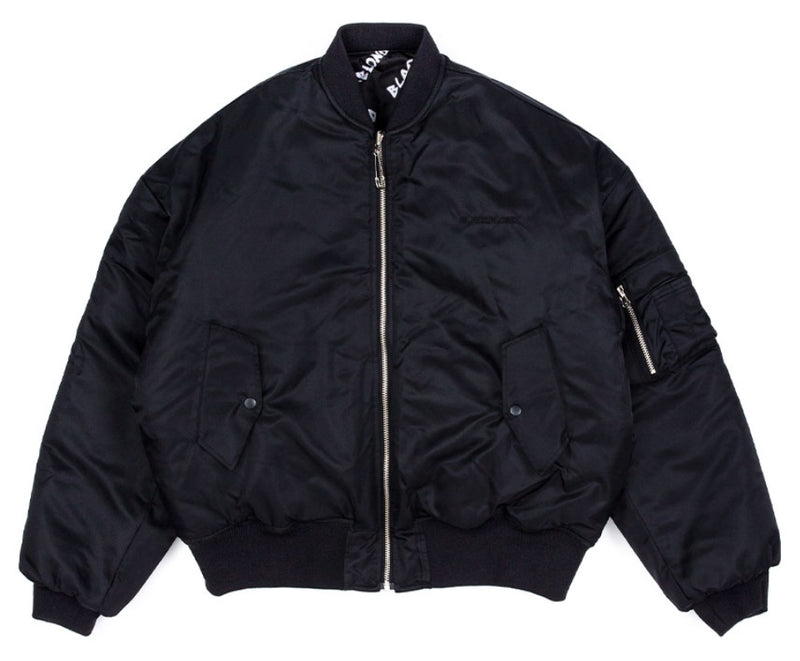 ブラックブロンド(BLACKBLOND) BBD Graffiti Logo Reversible MA-1 Bomber Jacket (Black)