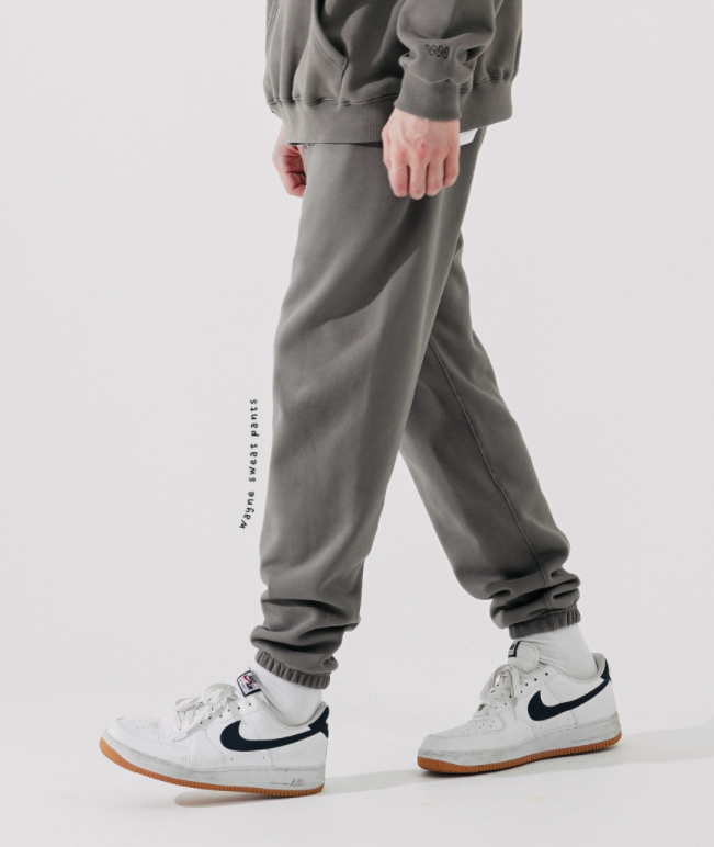 ダブルユーブイプロジェクト(WV PROJECT) Wayne Sweatpants Dark Gray KMLP7552