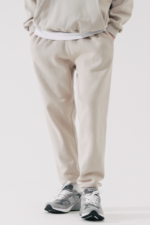 ダブルユーブイプロジェクト(WV PROJECT) Wayne Sweatpants Gray Beige KMLP7552