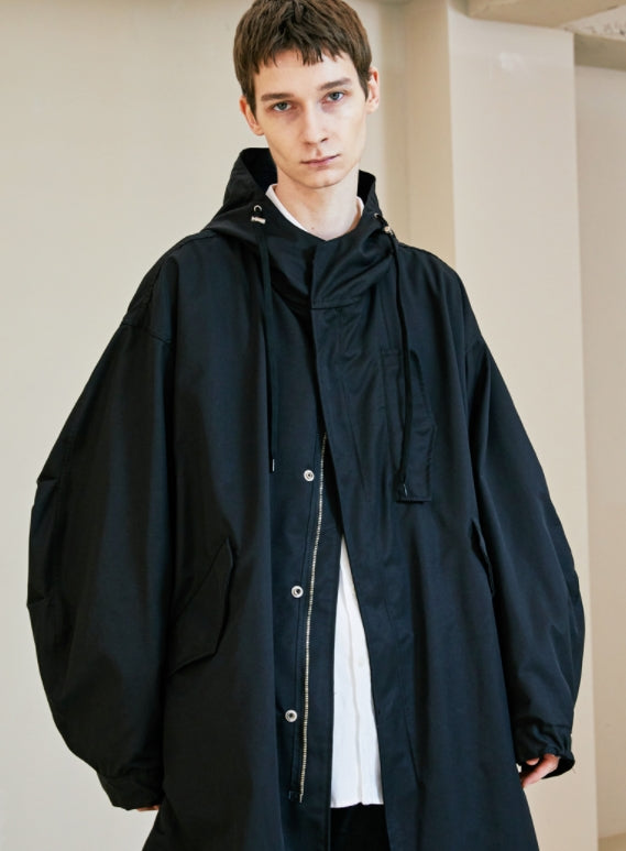 KND(ケイエンド)  M-51 FISHITAIL COAT BLACK