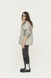 ORDINARY PEOPLE(オーディナリーピープル) GREY RAGLAN HOODIE CARBON JACKET