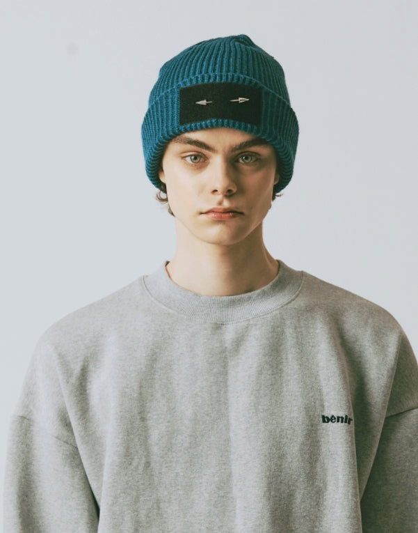 benir (ベニル) HOLYNUMBER7 X BENIR PIERCING BEANIE[BLUE]