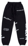 ブラックブロンド(BLACKBLOND) BBD Disorder Logo Sweatpants (Black)