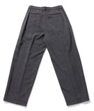 Q CUMBERS (キューカンバース)　4 PLEATS SLACKS /Grey