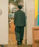 Q CUMBERS (キューカンバース)　4 PLEATS SLACKS /Grey