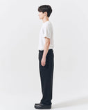 Q CUMBERS (キューカンバース) 1 TUCK CINCH BACK SLACKS /Black