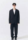 Q CUMBERS (キューカンバース) BAGGY JACKET /Black