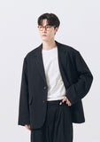 Q CUMBERS (キューカンバース) BAGGY JACKET /Black