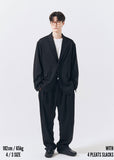 Q CUMBERS (キューカンバース) BAGGY JACKET /Black