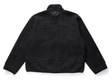 Q CUMBERS (キューカンバース) MULTI FLEECE JACKET /Black