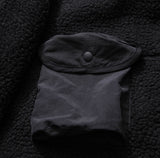 Q CUMBERS (キューカンバース) MULTI FLEECE JACKET /Black