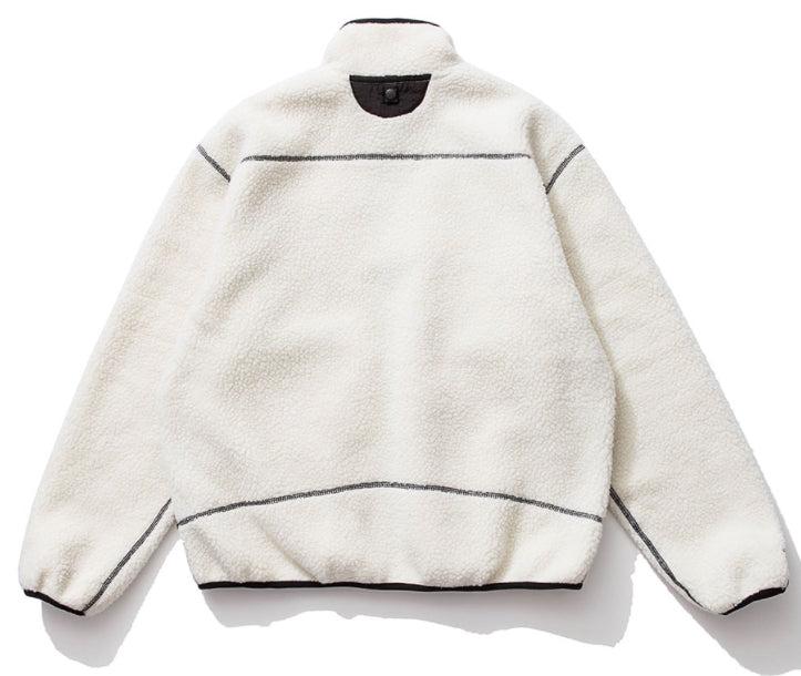 Q CUMBERS (キューカンバース) MULTI FLEECE JACKET /Ivory