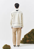 Q CUMBERS (キューカンバース) MULTI FLEECE JACKET /Ivory