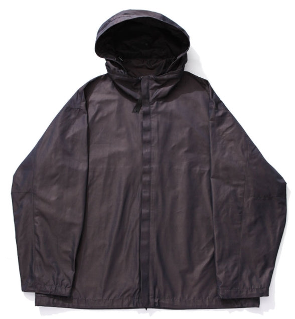 Q CUMBERS (キューカンバース) MINIMAL SHELL PARKA /Two tone grey
