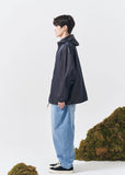 Q CUMBERS (キューカンバース) MINIMAL SHELL PARKA /Two tone grey