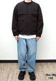 Q CUMBERS (キューカンバース) WAVE QUILTED JUMPER /Black