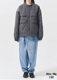 Q CUMBERS (キューカンバース) WAVE QUILTED JUMPER /Grey