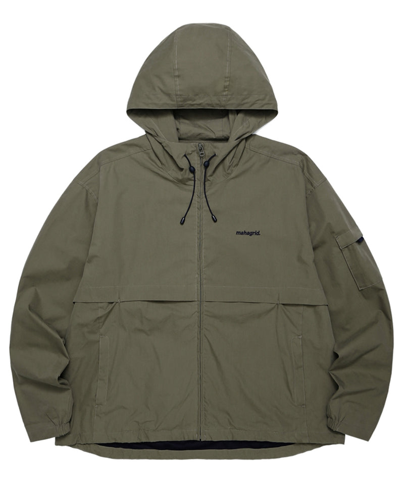 mahagrid (マハグリッド) HOODED WIND BREAKER [OLIVE]