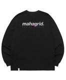 mahagrid (マハグリッド)  RAINBOW REFLECTIVE LOGO LS TEE [BLACK]