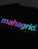 mahagrid (マハグリッド)  RAINBOW REFLECTIVE LOGO LS TEE [BLACK]