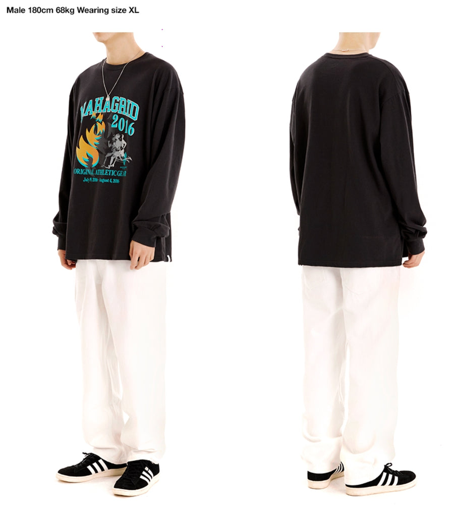 【mahagrid】22SS★ 2016 SOUVENIR LS TEE mahagrid (マハグリッド) 2016 SOUVENIR LS TEE [CHARCOAL
