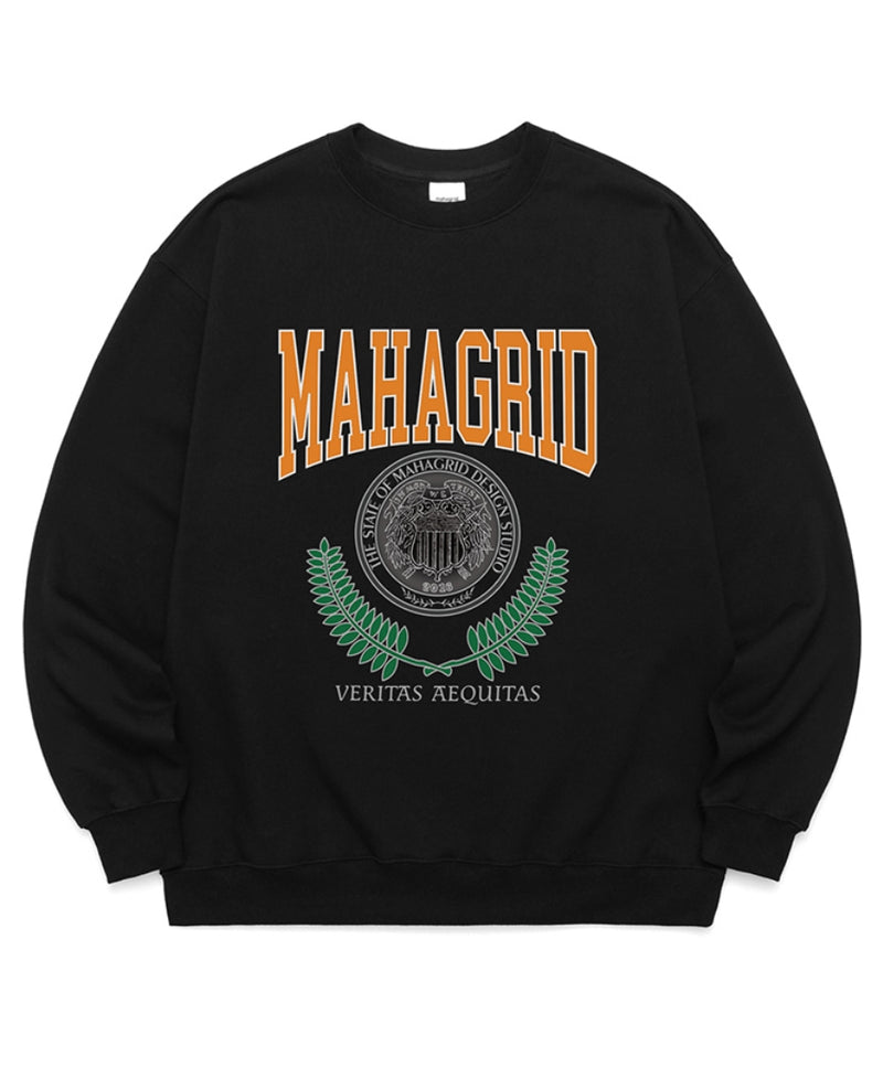 mahagrid (マハグリッド) LAUREL SWEATSHIRT [BLACK]