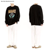 mahagrid (マハグリッド) LAUREL SWEATSHIRT [BLACK]
