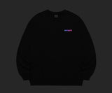 mahagrid (マハグリッド) RAINBOW REFLECTIVE LOGO CREWNECK [CHARCOAL]