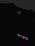 mahagrid (マハグリッド) RAINBOW REFLECTIVE LOGO CREWNECK [CHARCOAL]