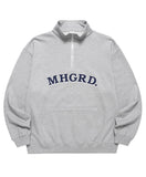 mahagrid (マハグリッド) ARC LOGO HALF ZIP SWEATSHIRT [GREY]