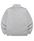 mahagrid (マハグリッド) ARC LOGO HALF ZIP SWEATSHIRT [GREY]