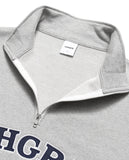 mahagrid (マハグリッド) ARC LOGO HALF ZIP SWEATSHIRT [GREY]