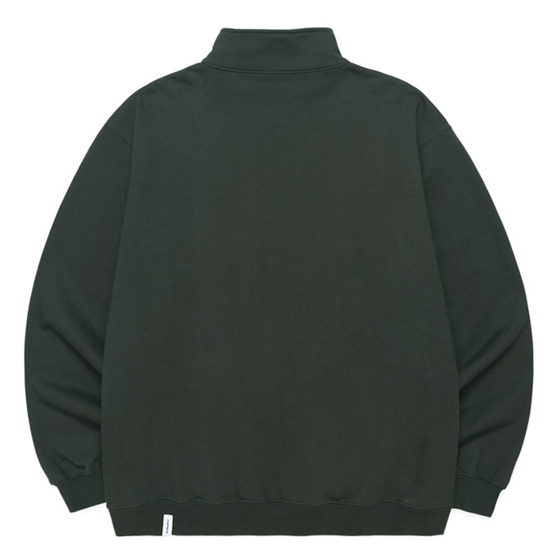 mahagrid (マハグリッド) ARC LOGO HALF ZIP SWEATSHIRT [GREEN]