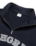 mahagrid (マハグリッド) ARC LOGO HALF ZIP SWEATSHIRT [NAVY]