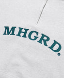 mahagrid (マハグリッド) ARC LOGO HALF ZIP SWEATSHIRT [LIGHT GREY]