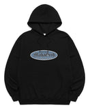 mahagrid (マハグリッド) GOTHIC OVAL LOGO HOODIE [BLACK]
