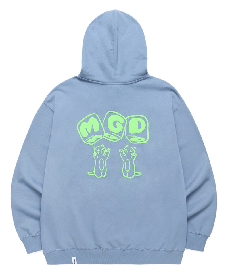 mahagrid (マハグリッド) MGD DICE HOODIE [LIGHT BLUE]