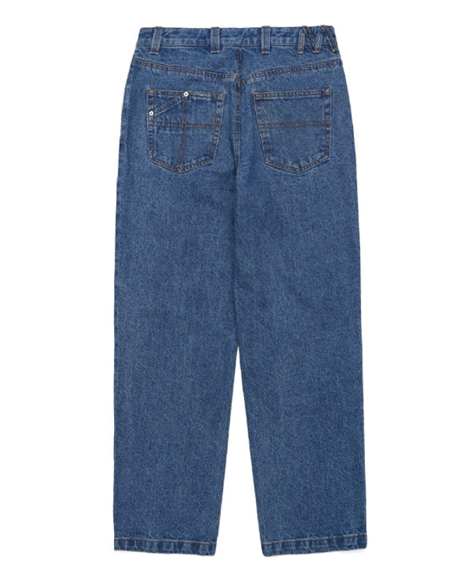 mahagrid (マハグリッド) LOOSE FIT DENIM PANT [LIGHT BLUE]