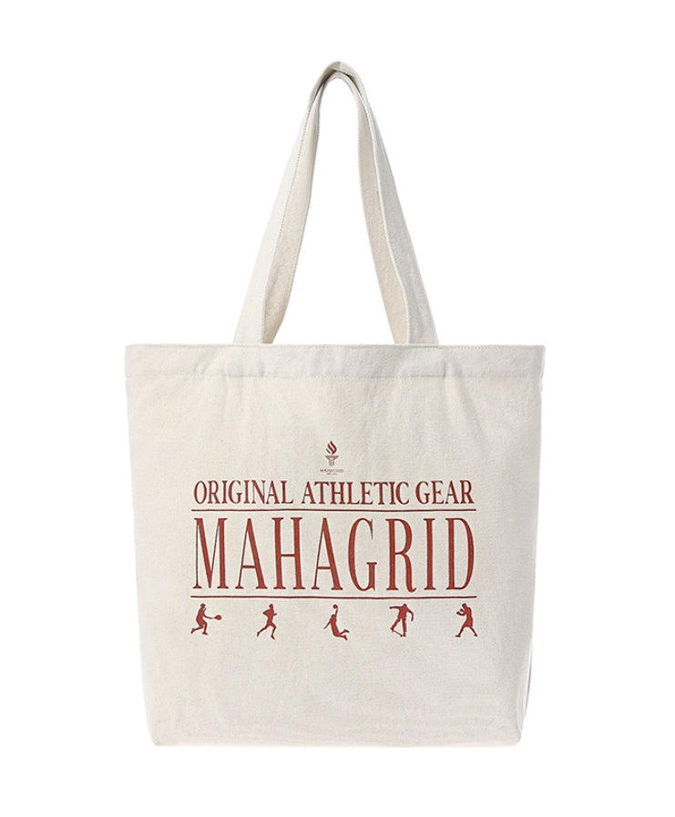 mahagrid (マハグリッド) ATHLETIC GEAR TOTE BAG [IVORY]