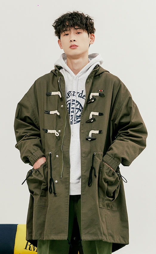 ROMANTIC CROWN(ロマンティック クラウン)  FISHTAIL DUFFLE COAT_KHAKI