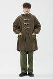 ROMANTIC CROWN(ロマンティック クラウン)  FISHTAIL DUFFLE COAT_KHAKI