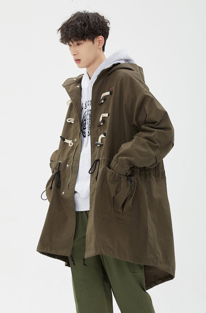 ROMANTIC CROWN(ロマンティック クラウン) FISHTAIL DUFFLE COAT_KHAKI