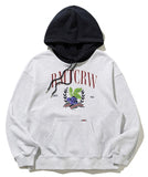 ROMANTIC CROWN(ロマンティック クラウン)   GARDENING BERRY LAYERED HOODIE_LIGHT GREY
