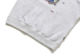 ROMANTIC CROWN(ロマンティック クラウン)   GARDENING BERRY LAYERED HOODIE_LIGHT GREY